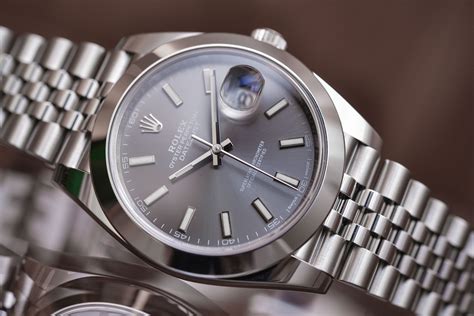 rolex datejust steel on steel